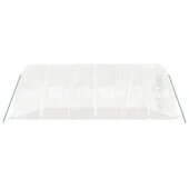 Оранжерия със стоманена рамка бяла 30 м² 6x5x2,3 м - Thumbnail 4