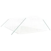 Оранжерия със стоманена рамка бяла 32 м² 8x4x2 м - Thumbnail 2