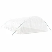 Оранжерия със стоманена рамка бяла 50 м² 10x5x2,3 м - Thumbnail 5