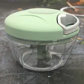 Ръчен чопър с въже и 3 ножа 500 мл - Thumbnail 5