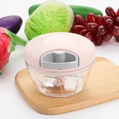 Ръчен чопър с въже и 3 ножа 500 мл - Thumbnail 2