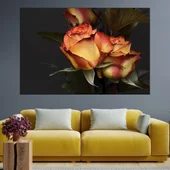 Жълто-червени рози - картина пано за стена - Thumbnail 1