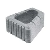 Бетонна кашпа 28.7x33x15 см сива Triflor SEMMELROCK - Thumbnail 1