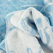 Детска хавлия 50x70 см Самолети и колички светлосиня BULGARIA TEX - Thumbnail 2