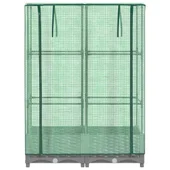 Повдигната леха с покривало, 80x40x123 см - ратанов сандък - Thumbnail 4