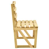 Градинска пейка, 120 см, импрегнирано борово дърво - VL315393 - Thumbnail 3