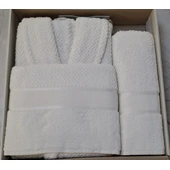 Комплект халат за баня с 2 кърпи Jakarli IPEKCE - Thumbnail 4