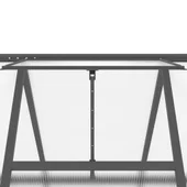 Оранжерия - поликарбонат - стоманена основа антрацит 169x169x202 см - Thumbnail 8