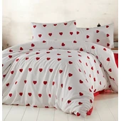 Спален комплект 4 части Сърца COTTON GARDEN - Thumbnail 1
