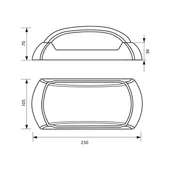 Влагозащитено LED тяло CAPRI/O LED 12W VIVALUX - Thumbnail 2