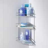 Ъглова етажерка за баня с три нива Reflex METALTEX - Thumbnail 1