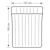 Надуваем дюшек за къмпинг 127x193x24 см INTEX - Thumbnail 5