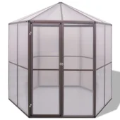 Оранжерия, алуминий, 240x211x232 см - Thumbnail 1