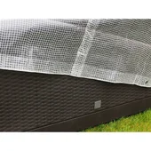 Подсилено покривало 3x4 м 100 гр/м2 прозрачно Leno Cristal BRADAS - Thumbnail 5