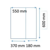Шкаф за баня с мивка + огледален шкаф Перла 55 см FORMA VITA - Thumbnail 5