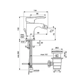 Стоящ смесител за биде SevaS Vidima - Thumbnail 2