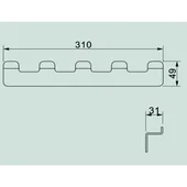 Петорна закачалка за баня Елинор INTER CERAMIC - Thumbnail 2