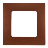 Единична рамка за ел. ключове и контакти цвят какао Legrand - Thumbnail 1