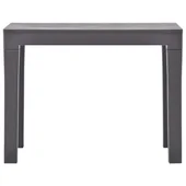 Градински пейки, 2 бр., мока, пластмаса - Thumbnail 3