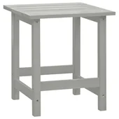 Градински стол "Адирондак" с маса, ела масив, сиви - Thumbnail 8