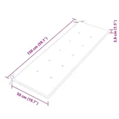 Пейка Батавия с черна възглавница, 150 см, тик масив - VL3100833 - Thumbnail 9