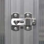 Подсилен парник 190 x 182 x 195 - алуминий и поликарбонат - 3,46 м2 - Thumbnail 11