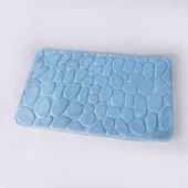 Постелка за баня 50x70 см - с мемори пяна  светлосиня - INTER CERAMIC - Thumbnail 1