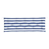 Възглавница за пейка синьо и бяло райе 150x50x7 см оксфорд плат - VL361614 - Thumbnail 4