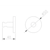 Закачалка за баня 107 Орхидея - Thumbnail 2