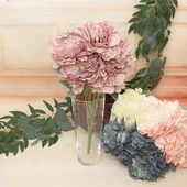 Декоративен букет Божури 7 цвята 53 см - Thumbnail 3