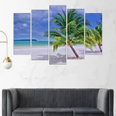 Плаж на остров Ко Ронг - картина пано за стена - Thumbnail 3