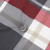 Възглавници за столове шезлонги 2 бр червено каре Оксфорд плат - VL361997 - Thumbnail 9