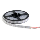 LED лента LED1200 3528 12V/DC IP65 2X120 бр./м студено бял - Thumbnail 1