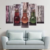 Ел крушки с напитки  - картина пано за стена - Thumbnail 3