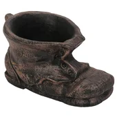 Кашпа Обувка 40х24х22 см кафяво-медна ROTO - Thumbnail 2