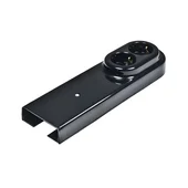 Контакт стенен двоен черен - АТРА - Thumbnail 2