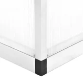 Оранжерия - 4.21x1.90x1.95 м - алуминий и поликарбонат - 15,6 м³ - Thumbnail 5