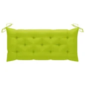 Сгъваема градинска пейка с възглавница, 118 см, бамбук - VL3063875 - Thumbnail 7