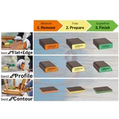 Шлайф гъба фина S471 Fine 69x97x26 мм BOSCH - Thumbnail 2