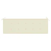 Стифираща градинска пейка с възглавница, 159 см, тик масив - VL3063308 - Thumbnail 5