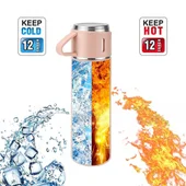 Туристически термос с 3 чаши 500 мл - Thumbnail 4