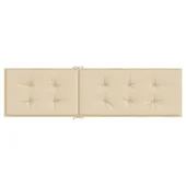 Възглавница за стол шезлонг бежова (75+105)x50x4 см - VL314176 - Thumbnail 5