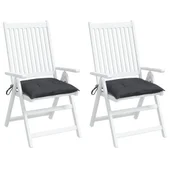 Възглавници за столове 2 бр антрацит 40x40x7 см Оксфорд плат - VL361450 - Thumbnail 4