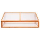 Дървен парник - поликарбонатни  плоскости - 110x58,5x39 см чамово дърво - Thumbnail 1