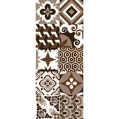 Фаянс 20х50 см Пачуърк тъмнокафяв 5737 KAI - Thumbnail 1