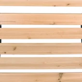 Градинска пейка, 122 cм, дърво - VL40261 - Thumbnail 6