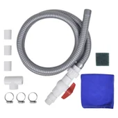 Градински фонтан за басейн, неръждаема стомана, 45x30x60 см - Thumbnail 5