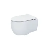 Окачена тоалетна чиния с капак V-Tondo Rimless  BOCCHI - Thumbnail 2