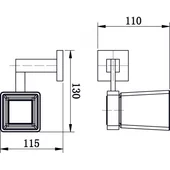 Поставка за четки за зъби Наоми 11.5х13х11см INTER CERAMIC - Thumbnail 2