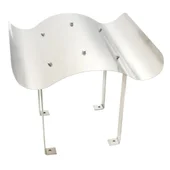 Шапка за комин, неръждаема стомана, сребриста - Thumbnail 2